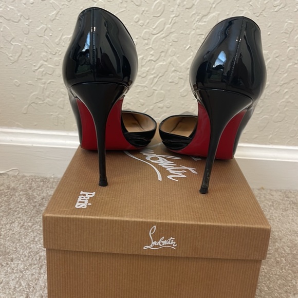Christian Louboutin Iriza 100 Patent Black 38.5 - Picture 4 of 10